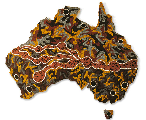 Seven Sisters Songline, by Josephine Mick, Pipalyatjara, 1994