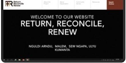 Restoring Dignity: Networked knowledge for repatriation communities 