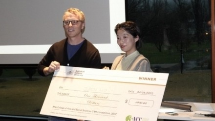 ICCR PhD candidate wins 3MT Competition College Final 2022